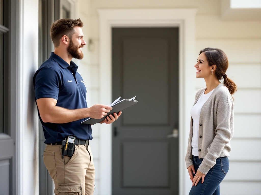 Pest control technician providing moth control in Dover, DE